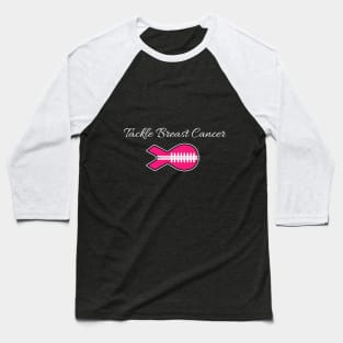 Football Pink Ribbon Breast Cancer Awareness Shirt Baseball T-Shirt